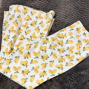 Versona lemon theme white flare jeans women’s size 14